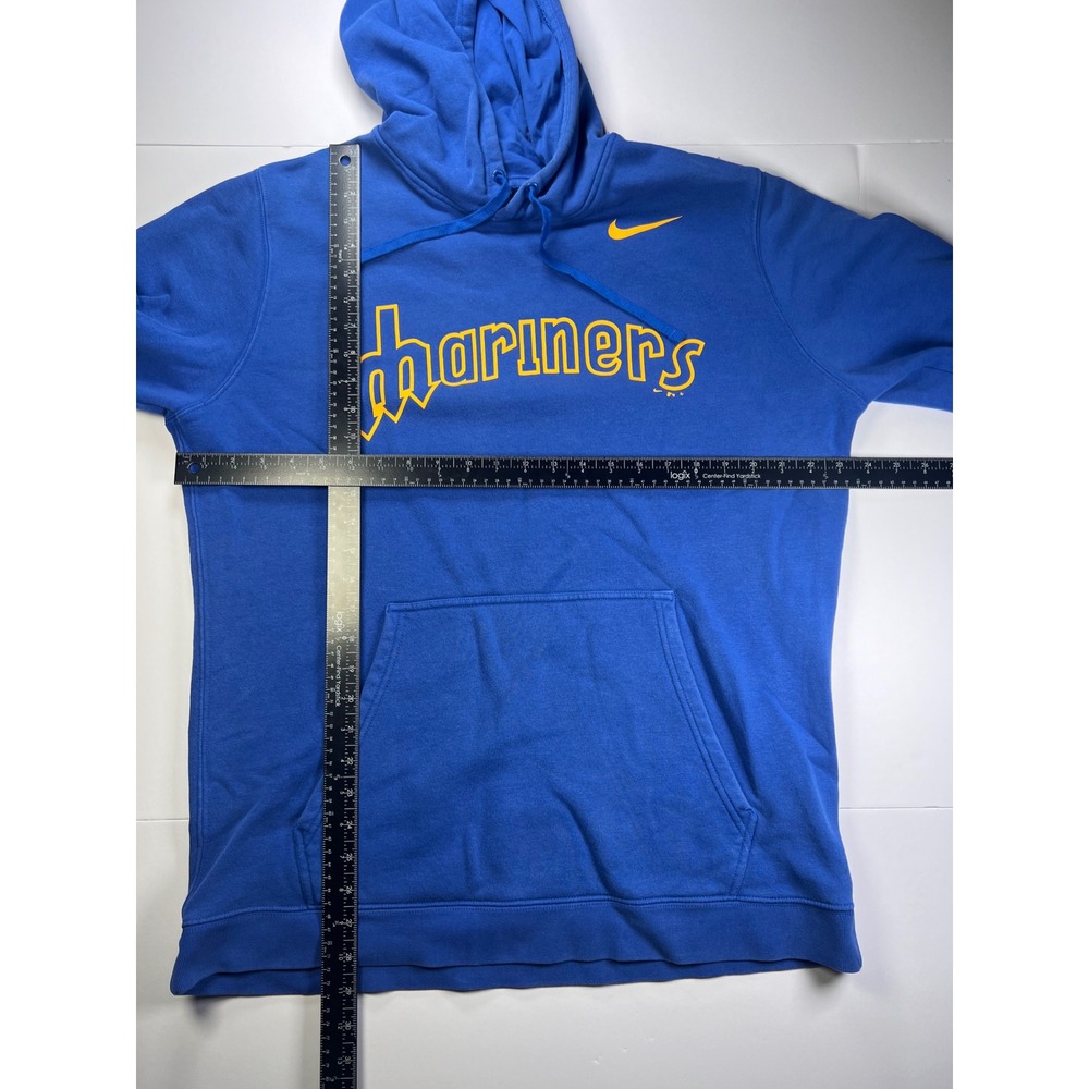 Nike Seattle Mariners Hoodie Mens XL Blue Cooperstown Collection Pullover MLB - Picture 4 of 6